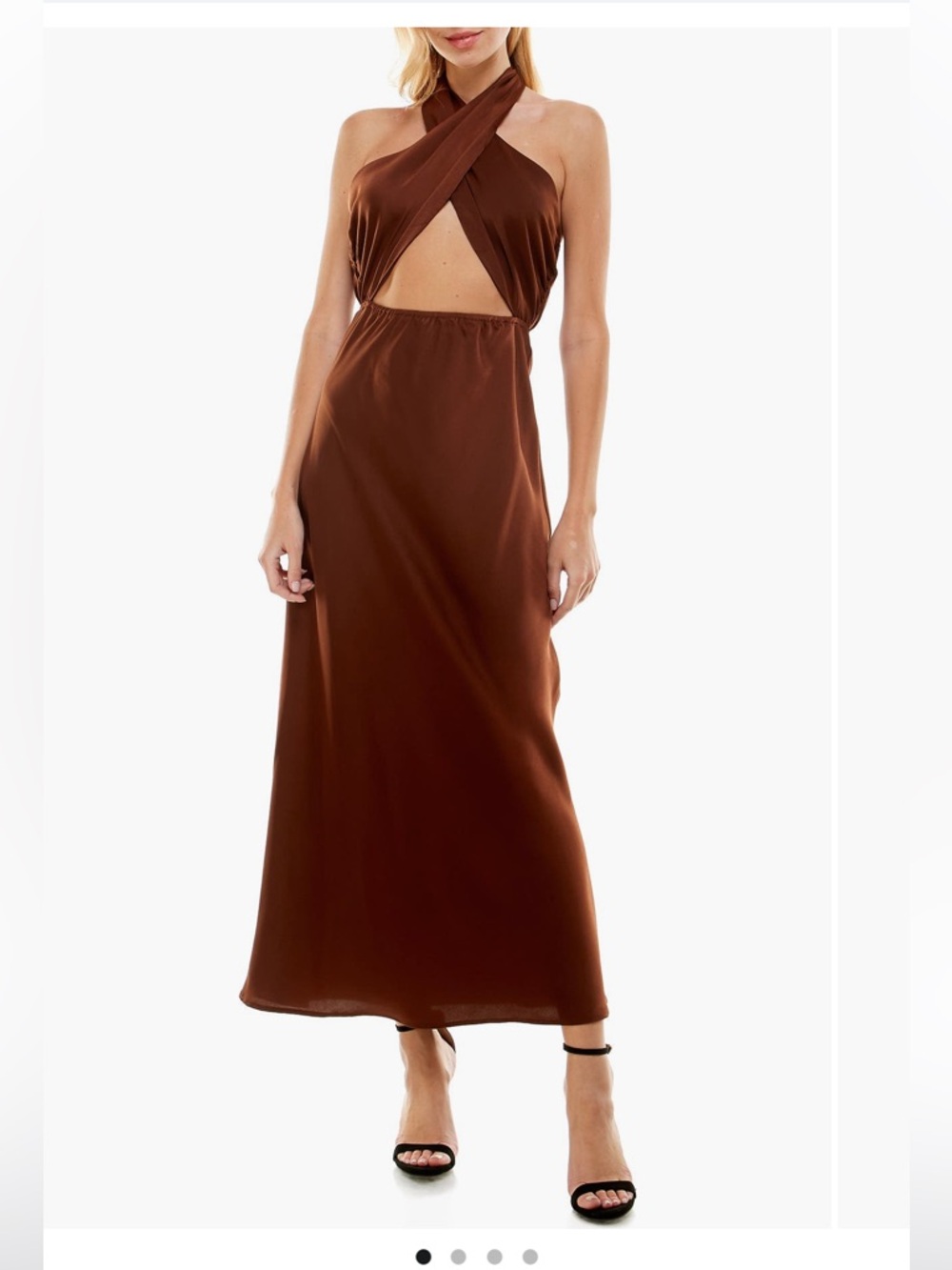Sultry halter dress